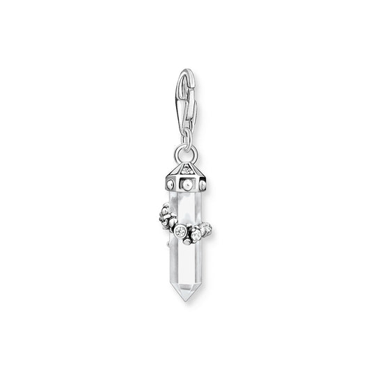 Thomas Sabo Charm Pendant Milky Quartz Silver 1908-690-14