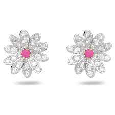 Eternal Flower stud earrings Flower, Pink, Mixed metal finish 5642873