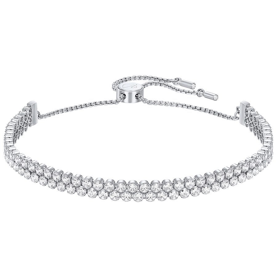 Swarovski Subtle Double Bracelet White Rhodium Plating 5221397