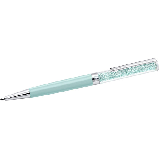 Swarovski Crystalline ballpoint pen, Green, Chrome plated 5351072