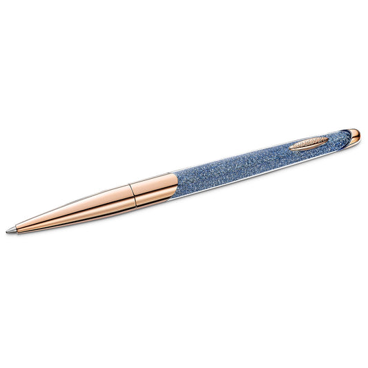 Swarovski Crystalline Nova Anniversary Ballpoint Pen, Blue, Rose-gold tone plated 5534317