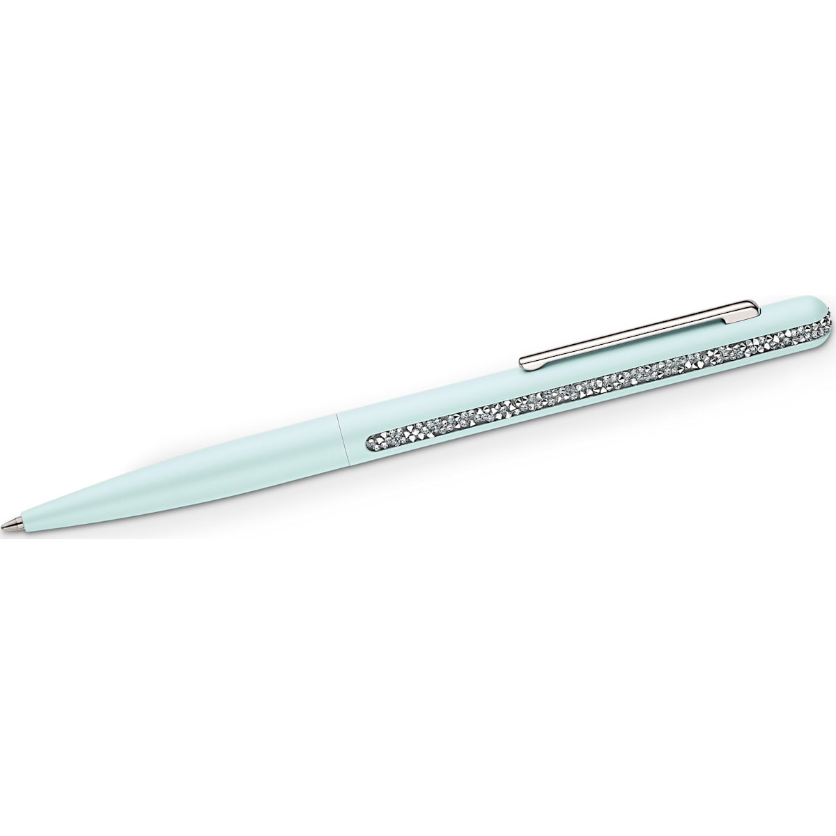 Swarovski Crystal Shimmer ballpoint pen, Green, Chrome plated 5595671