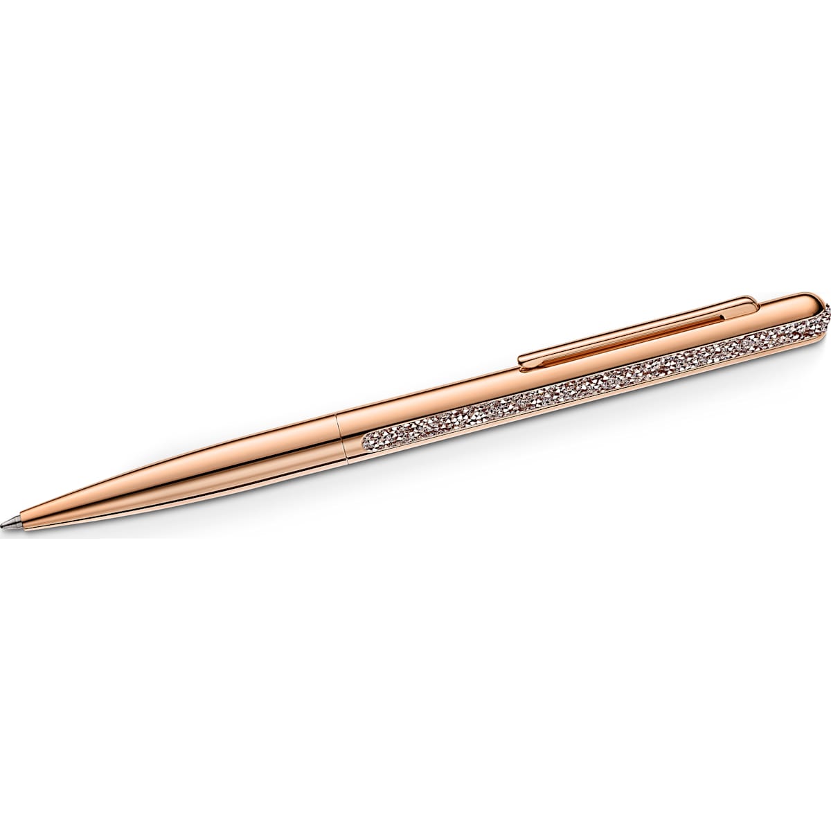 Swarovski Crystal Shimmer ballpoint pen, Rose gold tone, Rose gold-tone plated 5595673