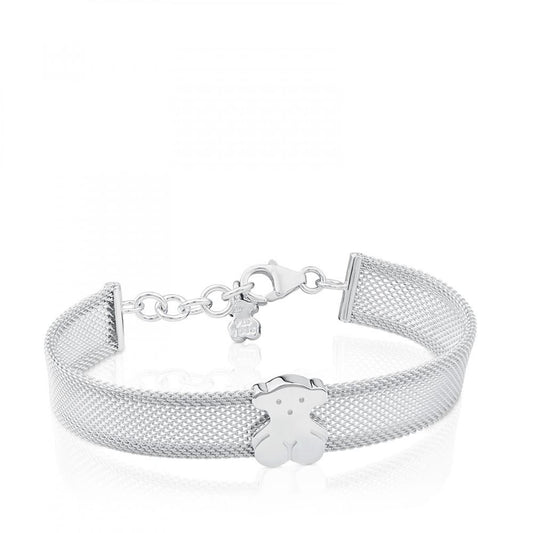 Tous Silver Icon Mesh Bracelet 613101540