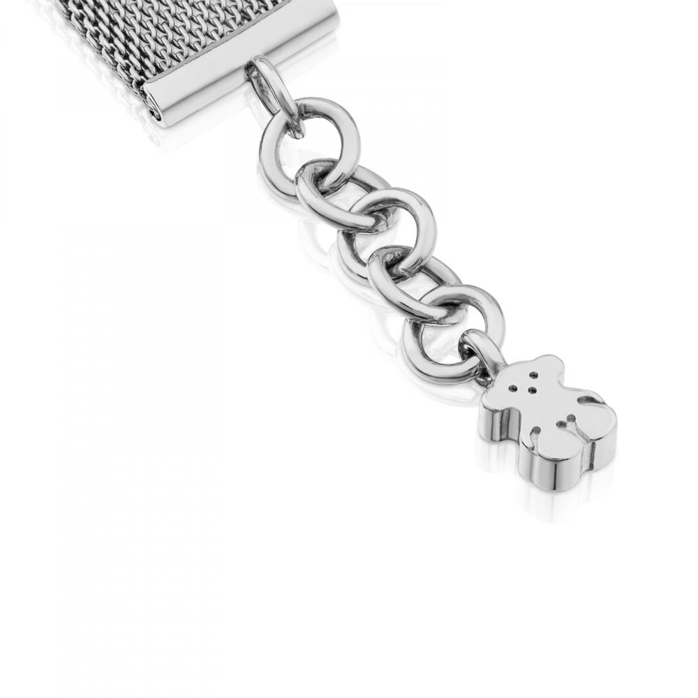 Tous Silver Icon Mesh Bracelet 613101540