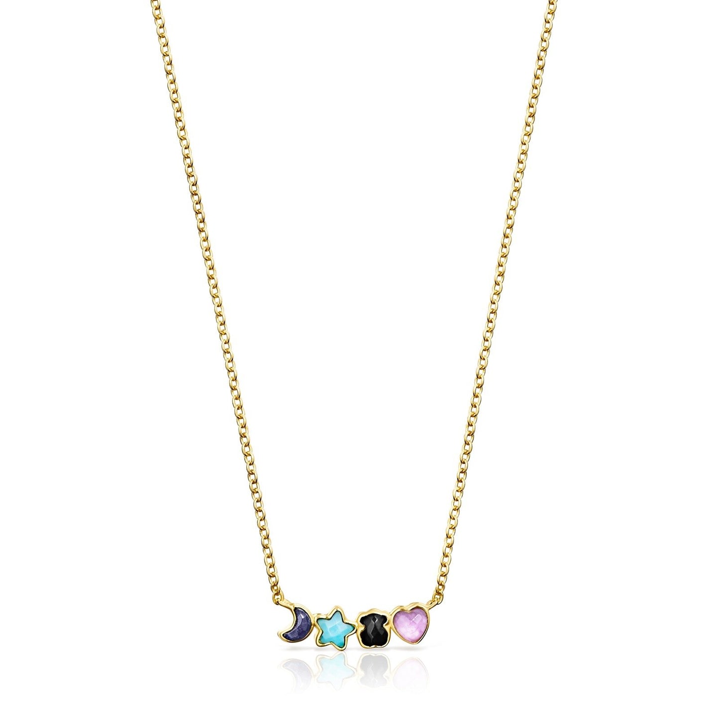 Tous Glory Necklace in Gold Vermeil with Gemstones 918592510