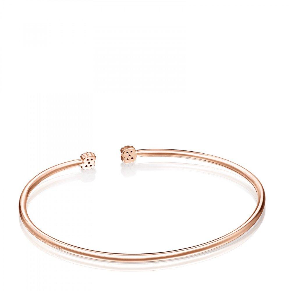 Tous Rose Gold Vermeil Motif Bracelet with Spinels 914931500
