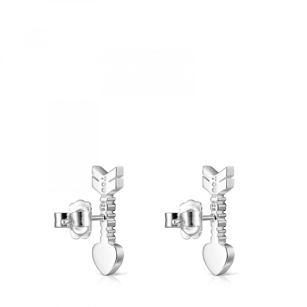 Tous Silver San Valentín arrow Earrings 915303510