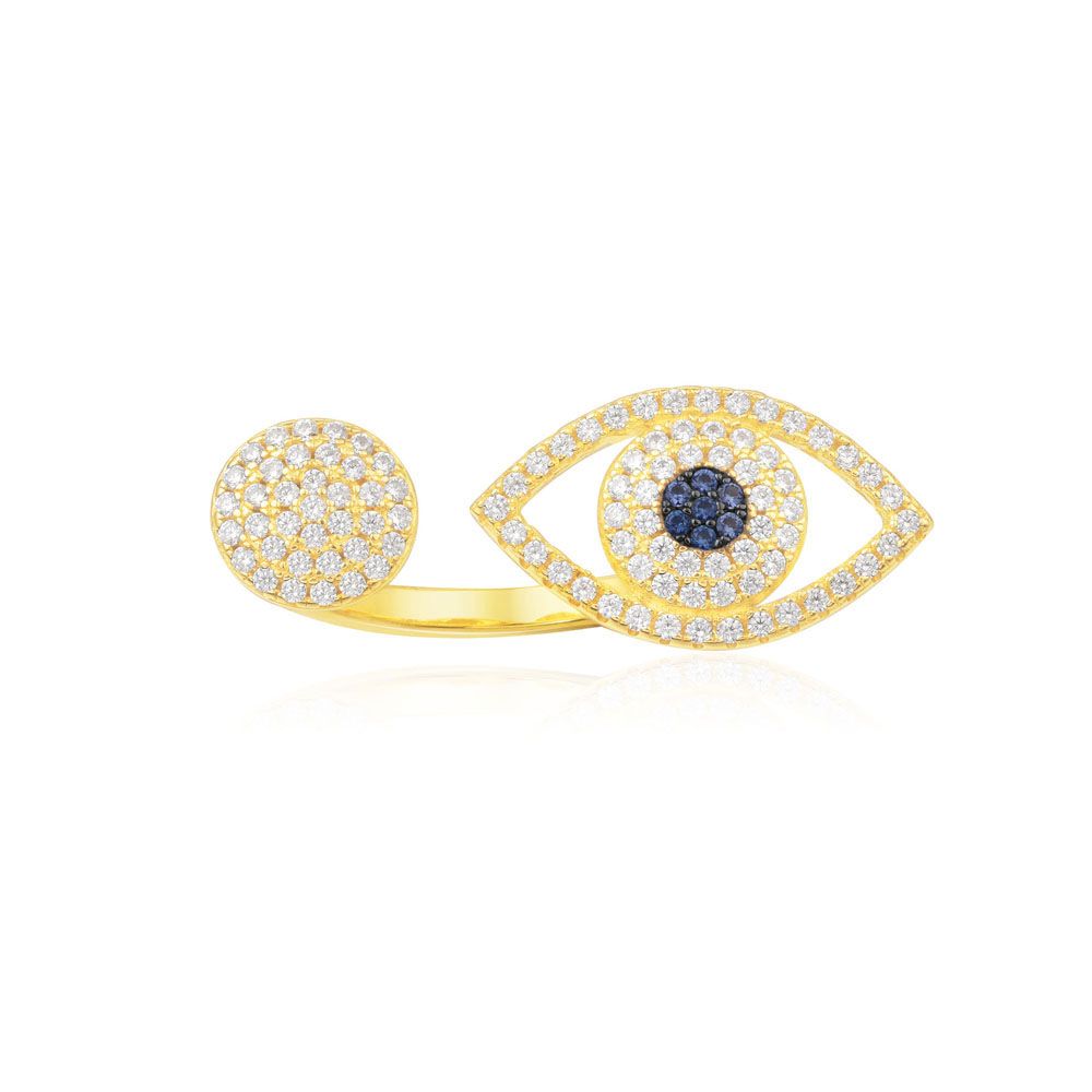 APM Blue Eye Original Ring - Yellow Silver A16766OXY