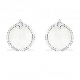APM Underlobe Earrings with Mother of Pearl AE10108XNA