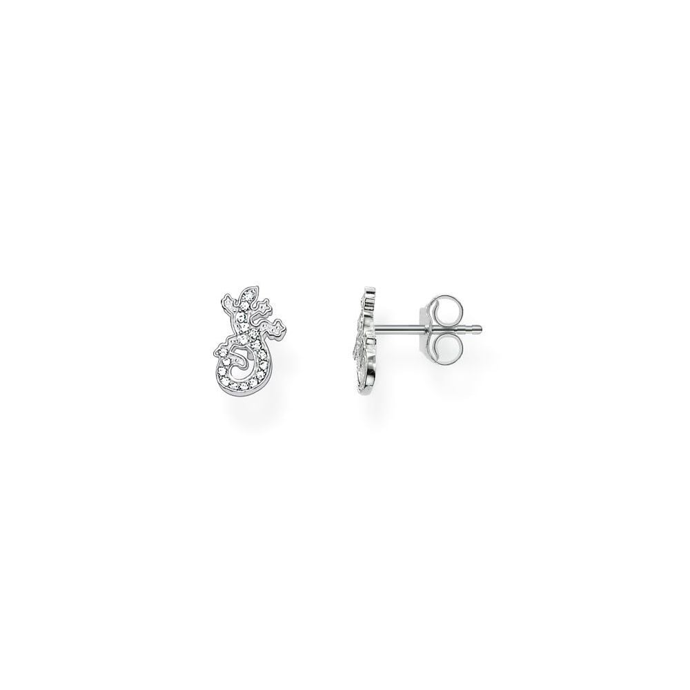 Silver Salamander Ear Studs H1871-051-14