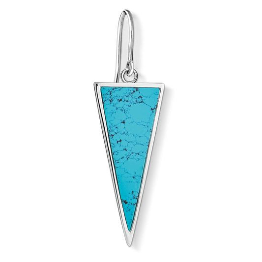 Thomas Sabo Earring "Triangle Turquoise" H2013-499-17