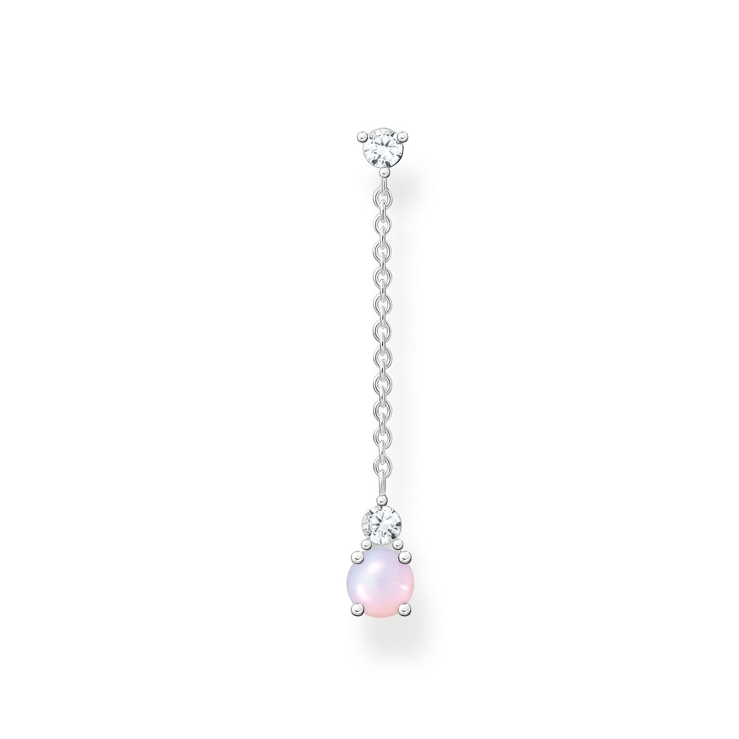 Thomas Sabo Single Earring Opal-coloured Stone Shimmering Pink H2180-166-7