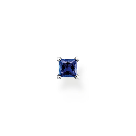 Thomas Sabo Single Ear Stud With Blue Stone Silver H2233-699-32