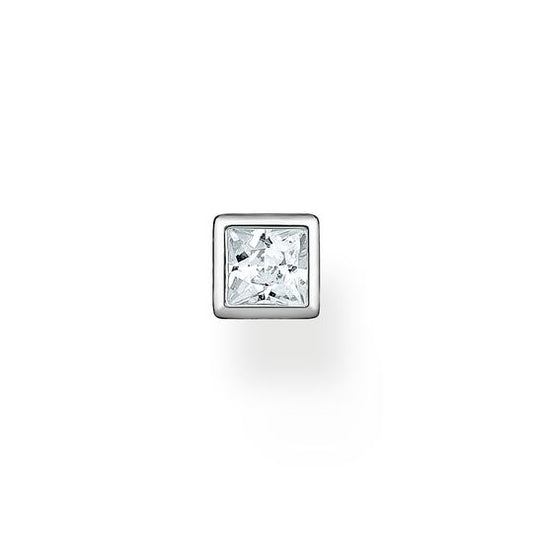 Thomas Sabo Single Ear Stud White Stone Silver H2256-051-14