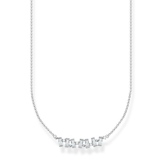 Thomas Sabo Charm Club Charming Silver Baguette Necklace KE2095-051-14-L45V