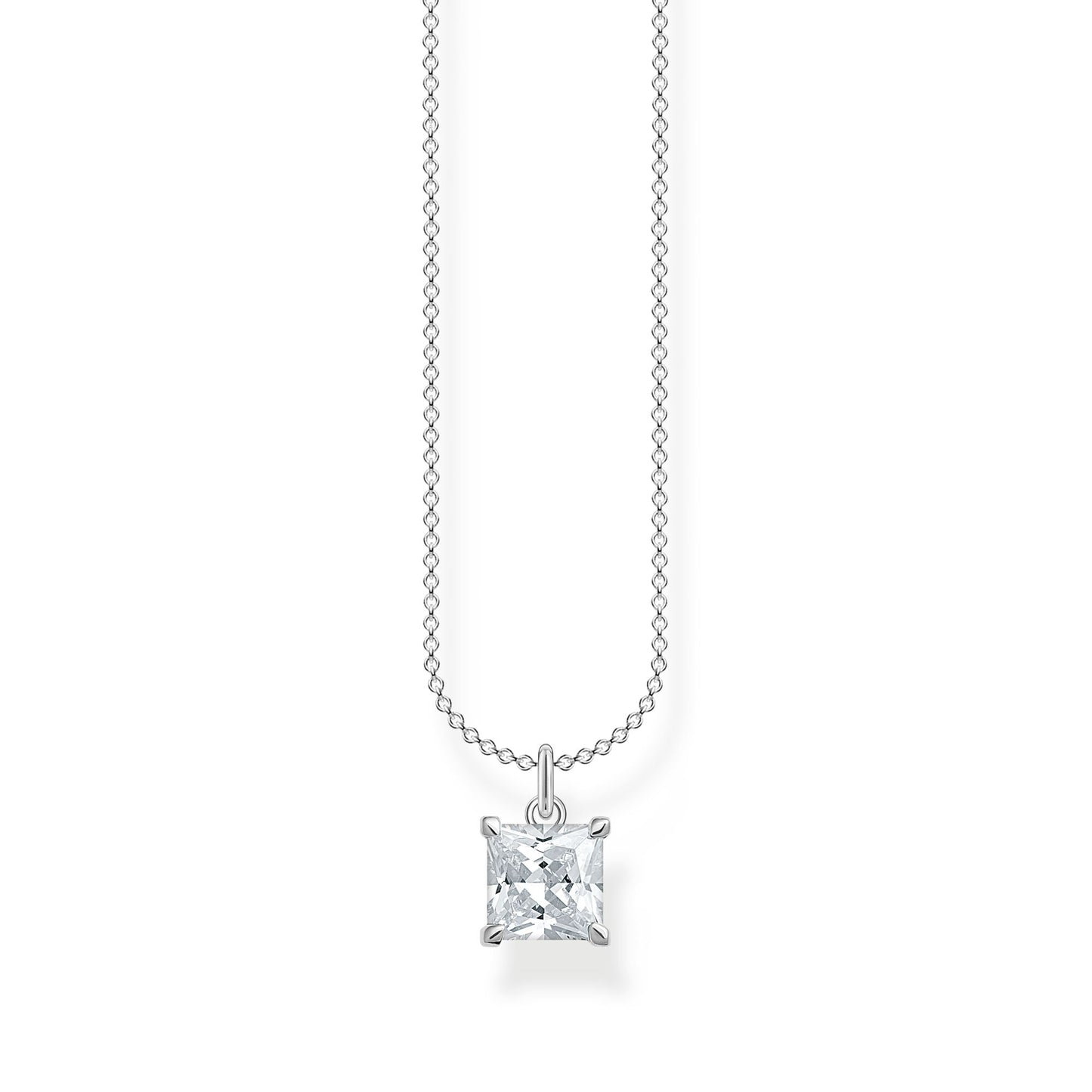 Thomas Sabo Necklace With White Stone Silver KE2156-051-14