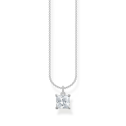 Thomas Sabo Necklace With White Stone Silver KE2156-051-14