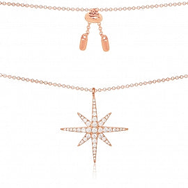 APM Météorites Adjustable Necklace - Pink Silver RP9606OX