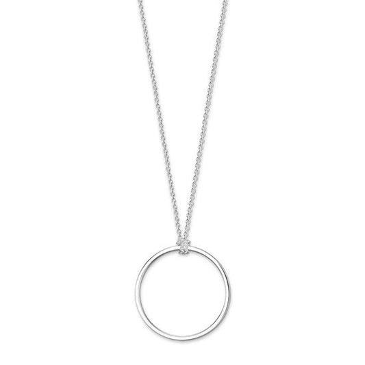 Thomas Sabo Charm Necklace "Circle Silver" X0252-001-21