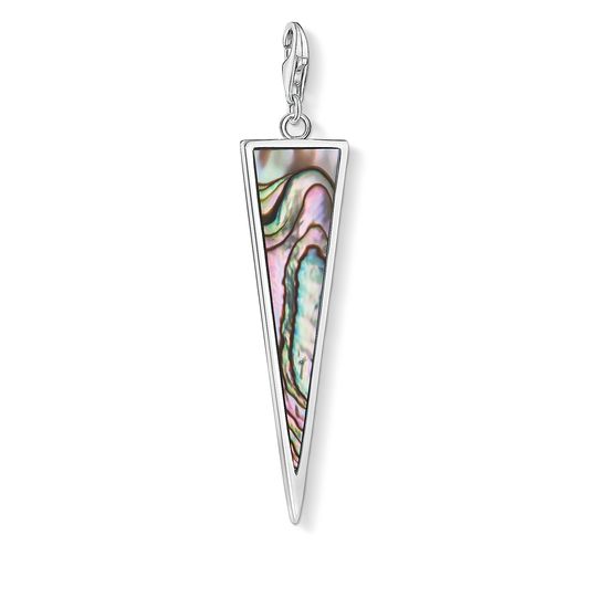 Thomas Sabo Charm Pendant "Triangle Mother-of-pearl Turquoise" Y0026-509-7