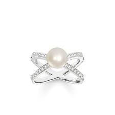 Thomas Sabo Woman's Ring Sterling Silver Glam & Soul TR2077-167-14