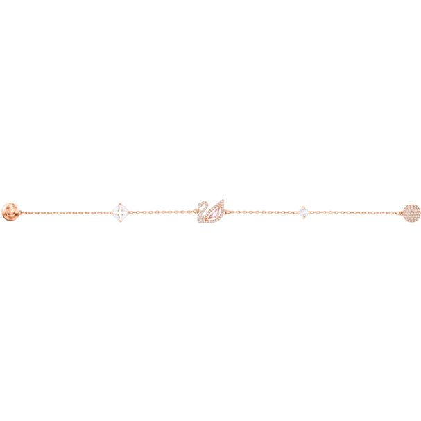 Swarovski Dazzling Swan Bracelet, Multi-colored, Rose Gold Plating M 5472271 5485876 5485877
