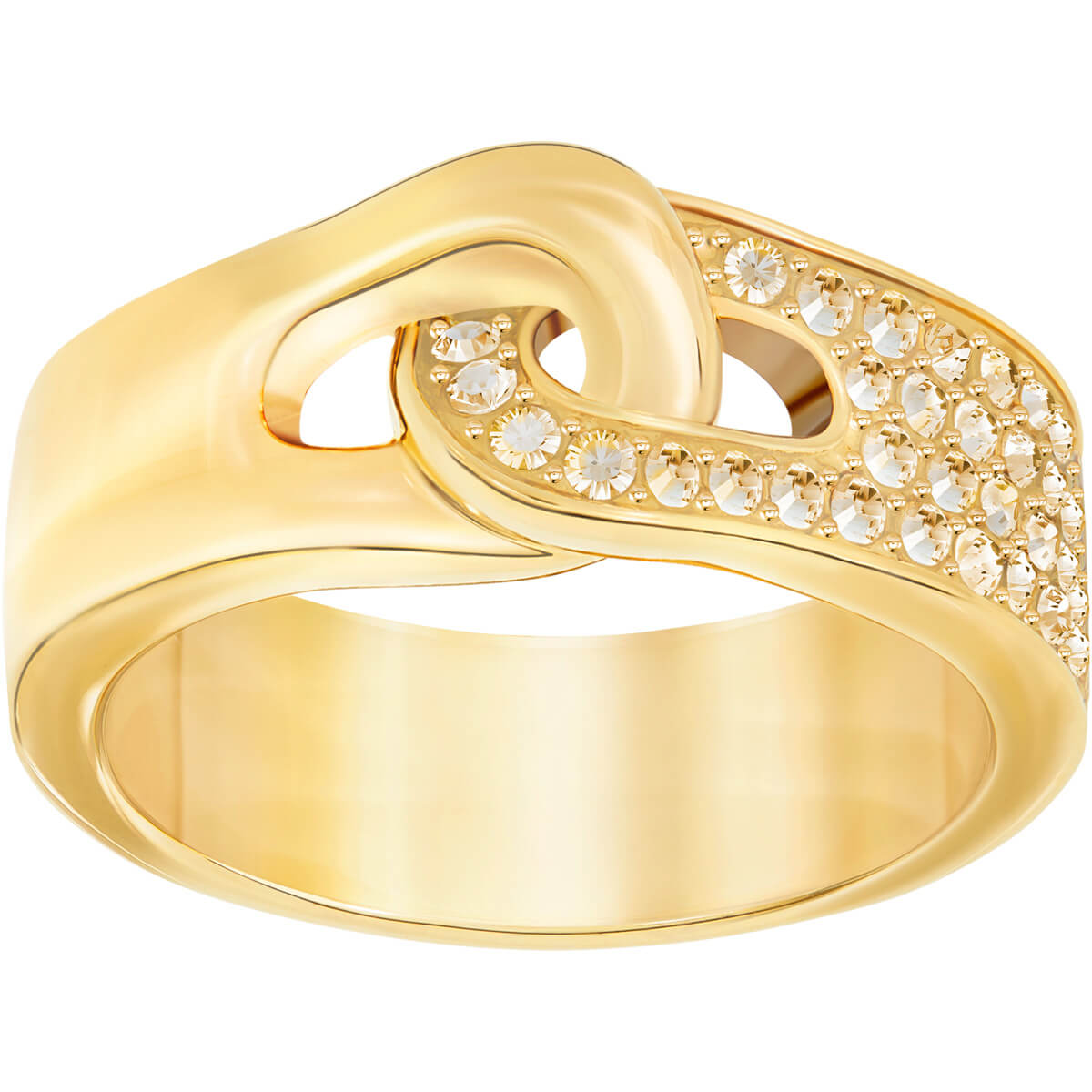 Swarovski Gallon Ring, Golden, Gold Plating 5278748