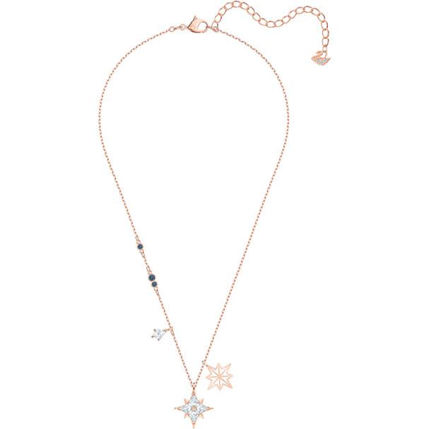 Swarovski Symbolic Star Pendant, White, Rose-gold Tone Plated 5494352