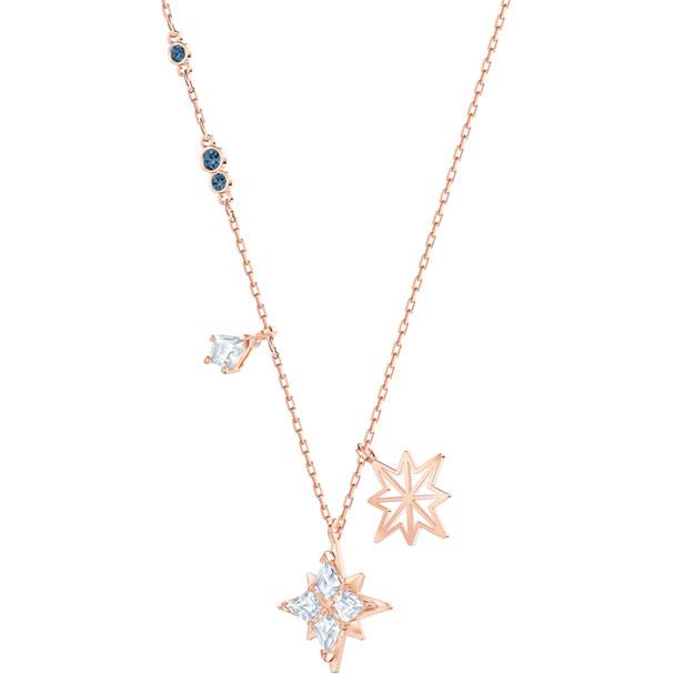 Swarovski Symbolic Star Pendant, White, Rose-gold Tone Plated 5494352