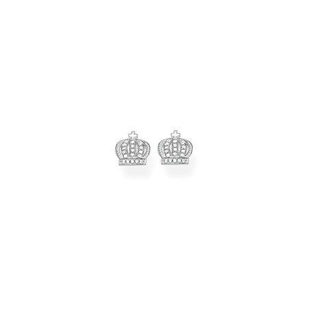 Silver Crown Ear Studs H1879-051-14