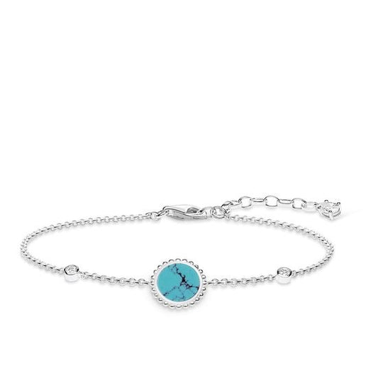 Thomas Sabo Bracelet "Turquoise Stone" A1767-405-17